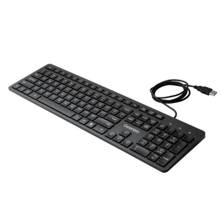 Gearlab GLB211202 clavier USB QWERTY US International Noir