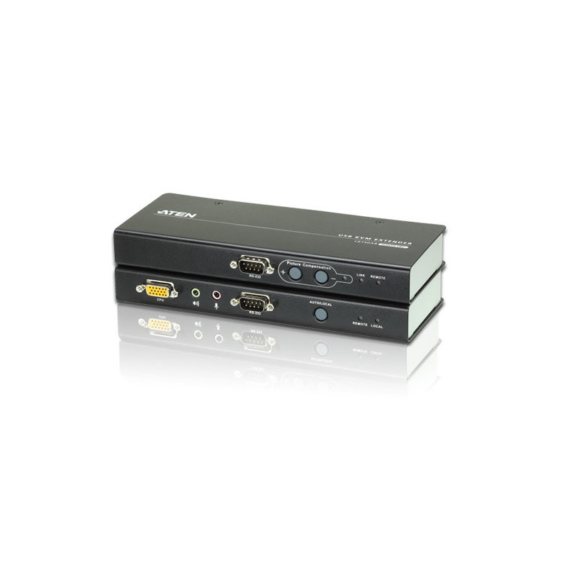 ATEN Système d'extension KVM Cat 5 VGA/Audio USB (1280 x 1024 à 200 m) ATEN Système d'extension KVM Cat 5 VGA/Audio USB (1280 x 1024 à 200 m)