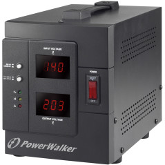 PowerWalker AVR 1500/SIV régulateur de tension 2 sortie(s) CA 230 V Noir
