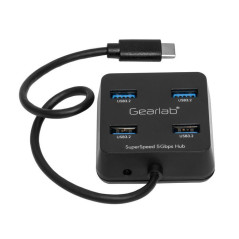 Gearlab GLB2354024 USB 3.2 Gen 1 (3.1 Gen 1) Type-C 5000 Mbit/s Noir