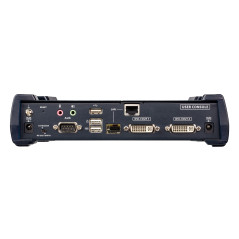 ATEN Récepteur KVM deux affichages DVI-I sur IP