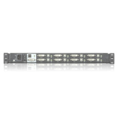 ATEN CL6708MW commutateur écran, clavier et souris Grille de montage Noir