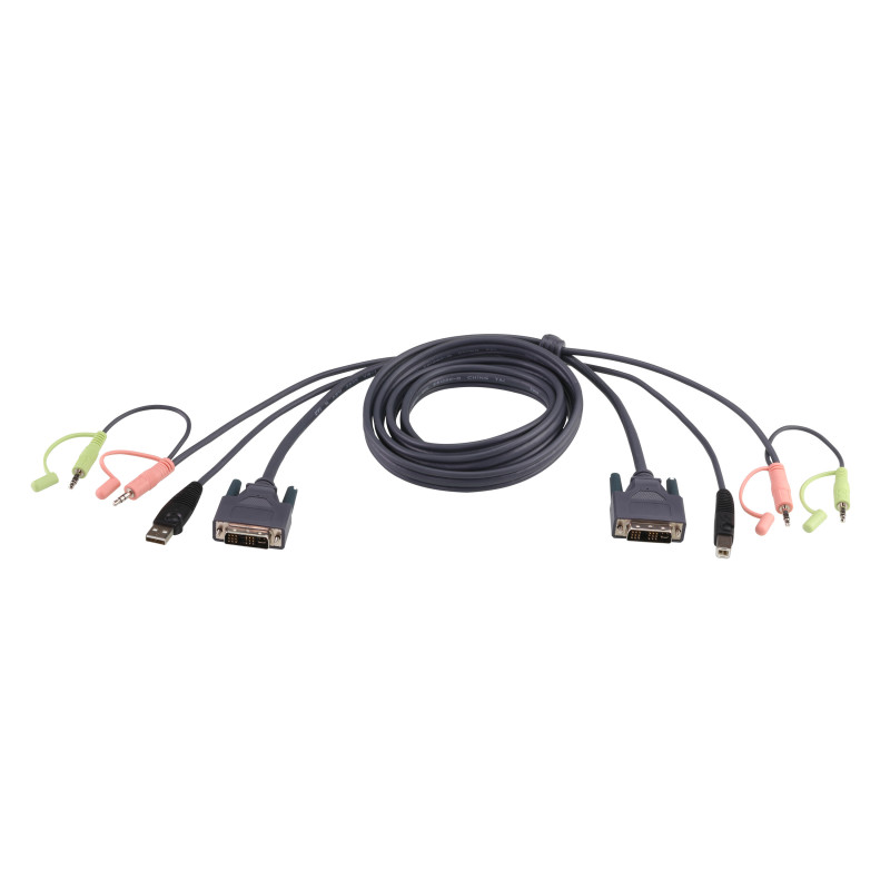 ATEN Câble KVM DVI-D USB Dual Link 3m ATEN Câble KVM DVI-D USB Dual Link 3m