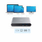 ATEN Commutateur de station d'accueil 2 ports USB-C Gen 1 avec transfert de l’alimentation