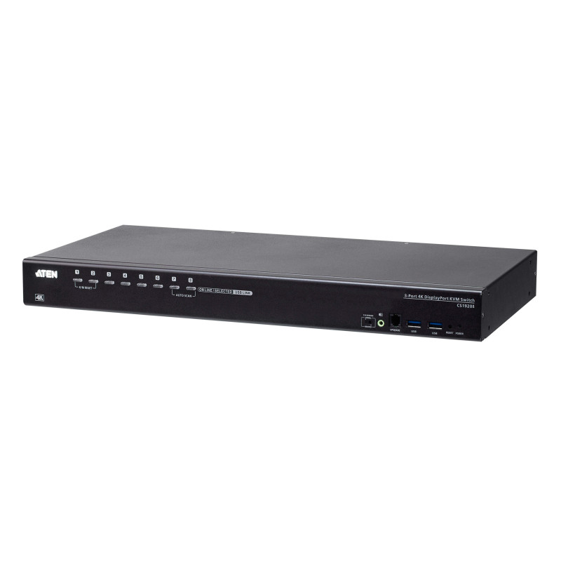 ATEN Commutateur KVM DisplayPort 4K 8 ports USB 3.0