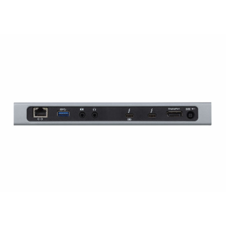 ATEN UH7230-AT-G station d'accueil Avec fil Thunderbolt 3 Argent