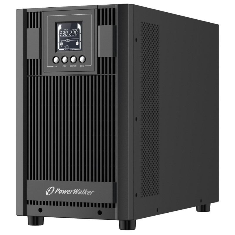 PowerWalker VFI 3000 AT Double-conversion (en ligne) 3 kVA 2700 W 4 sortie(s) CA PowerWalker VFI 3000 AT Double-conversion (en ligne) 3 kVA 2700 W 4 sortie(s) CA