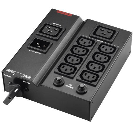 PowerWalker MBS/PDU IEC 1-3kVA unité de distribution d'énergie 9 sortie(s) CA Noir