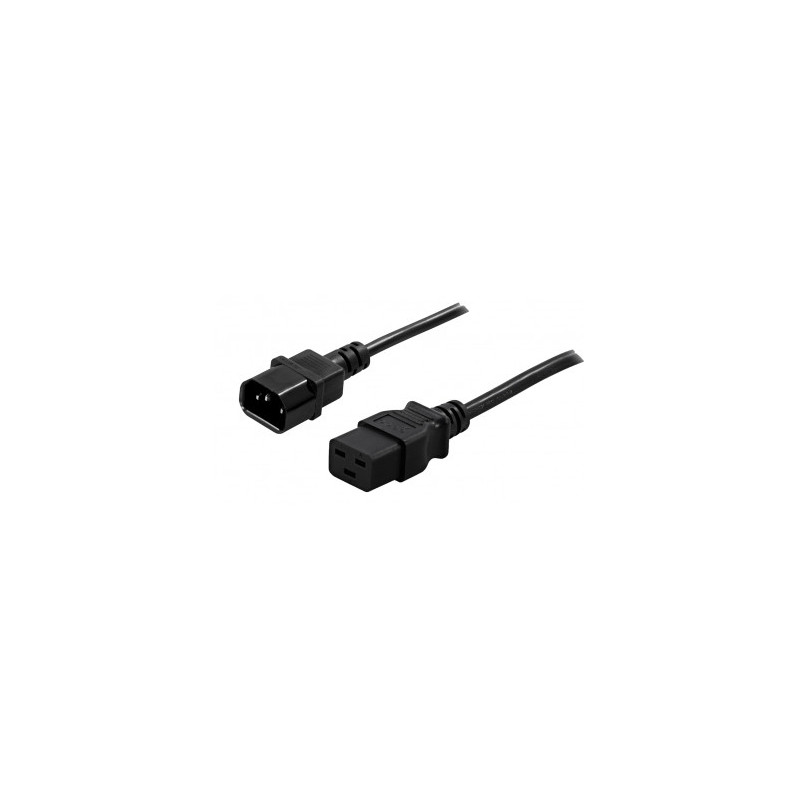 PowerWalker 91010040 câble électrique Noir Coupleur C14 Coupleur C19 PowerWalker 91010040 câble électrique Noir Coupleur C14 Coupleur C19