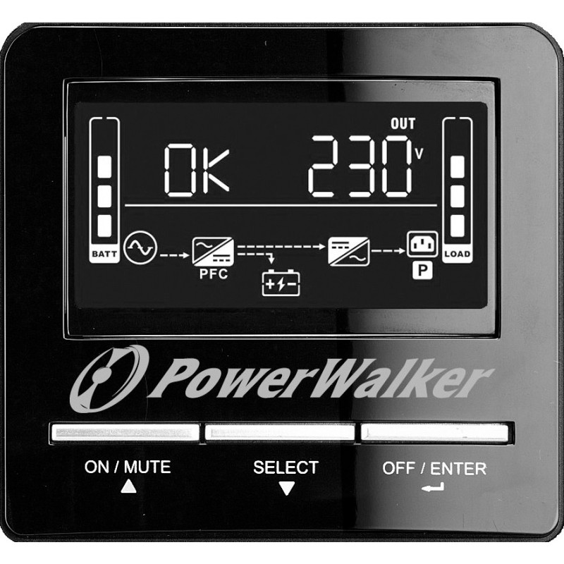 PowerWalker 3000 CW Interactivité de ligne 30 kVA 2100 W PowerWalker 3000 CW Interactivité de ligne 30 kVA 2100 W