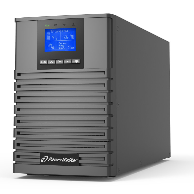 PowerWalker VFI 1500 ICT IoT Double-conversion (en ligne) 1,5 kVA 1500 W 4 sortie(s) CA