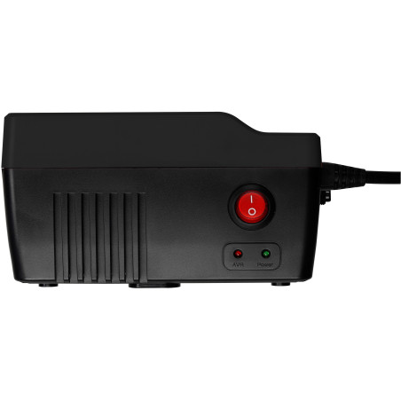 PowerWalker AVR 1000 régulateur de tension 3 sortie(s) CA 180-264 V Noir