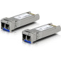 Ubiquiti Networks UACC-OM-SM-10G-D-2 module émetteur-récepteur de réseau Fibre optique 10000 Mbit/s SFP+ 1310 nm Ubiquiti Networks UACC-OM-SM-10G-D-2 module émetteur-récepteur de réseau Fibre optique 10000 Mbit/s SFP+ 1310 nm