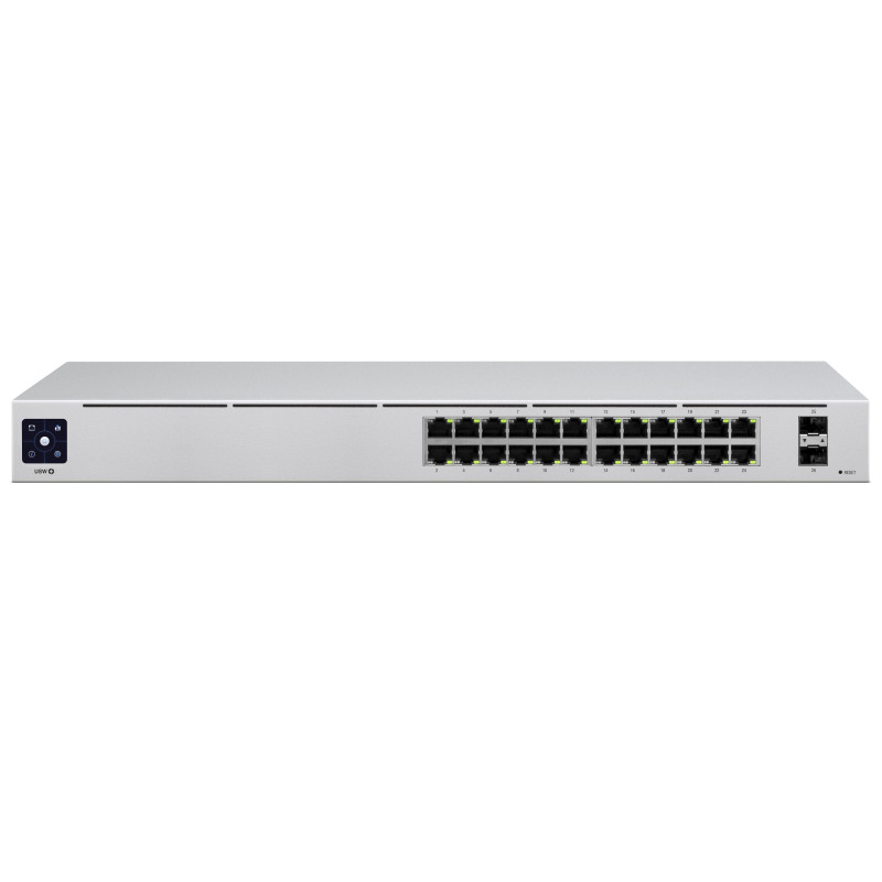 Ubiquiti Networks UniFi USW-24 commutateur réseau Géré L2 Gigabit Ethernet (10/100/1000) Argent Ubiquiti Networks UniFi USW-24 commutateur réseau Géré L2 Gigabit Ethernet (10/100/1000) Argent