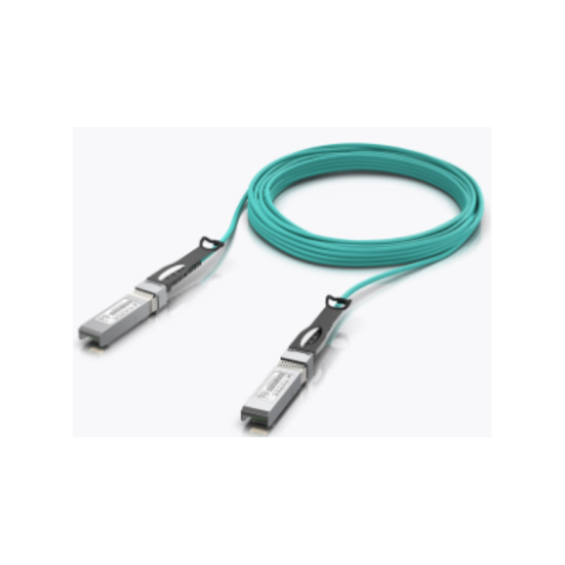Ubiquiti Networks UACC-AOC-SFP10-20M câble de fibre optique SFP+ Couleur aqua Ubiquiti Networks UACC-AOC-SFP10-20M câble de fibre optique SFP+ Couleur aqua