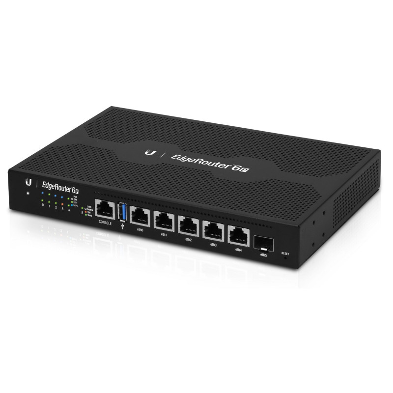 Ubiquiti Networks EdgeRouter 6P Routeur connecté Gigabit Ethernet Noir Ubiquiti Networks EdgeRouter 6P Routeur connecté Gigabit Ethernet Noir