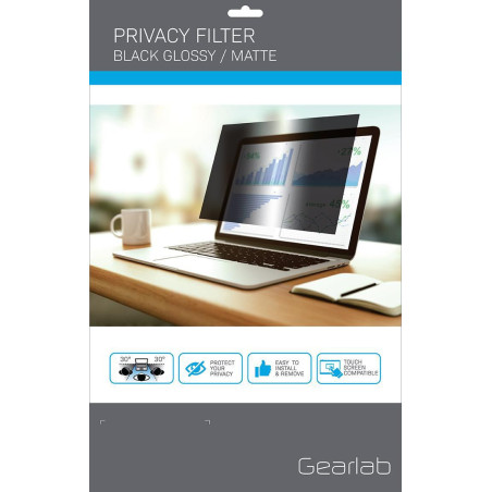 Gearlab GLBB14304190 filtre anti-reflets pour écran et filtre de confidentialité Filtre de confidentialité sans bords pour