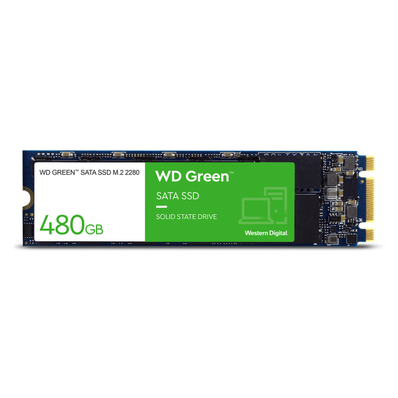 Western Digital Green WDS480G3G0B disque SSD M.2 480 Go Série ATA III Western Digital Green WDS480G3G0B disque SSD M.2 480 Go Série ATA III