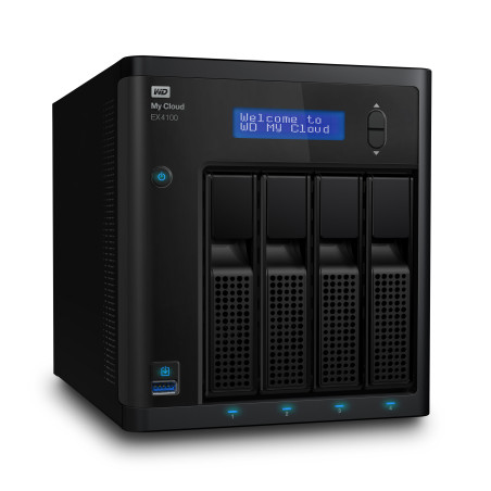 Western Digital My Cloud EX4100 NAS Bureau Ethernet/LAN Noir Armada 388