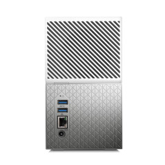 Western Digital My Cloud Home Duo dispositif de stockage cloud personnel 12 To Ethernet/LAN Blanc