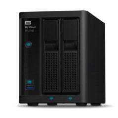 Western Digital My Cloud Pro PR2100 NAS Bureau Ethernet/LAN Noir N3710