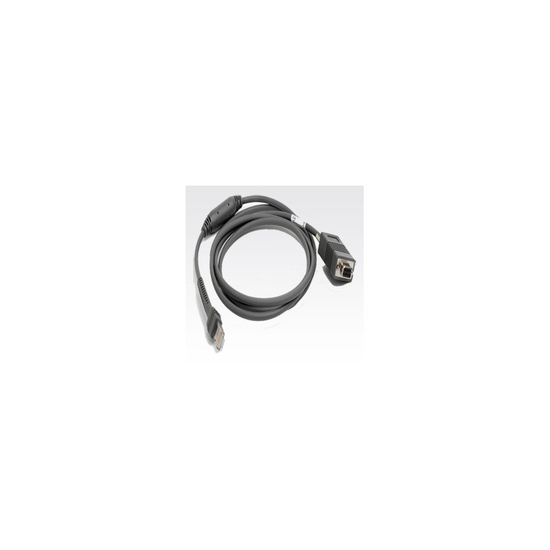 Zebra RS232 Cable câble de signal 2,1 m Gris