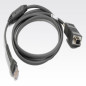 Zebra RS232 Cable câble de signal 2,1 m Gris