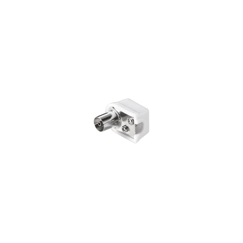 Microconnect COAXADAPTERAF1 connecteur de fils Acier inoxydable, Blanc