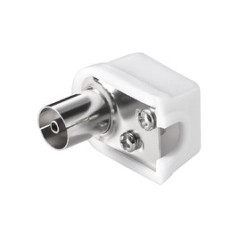 Microconnect COAXADAPTERAF1 connecteur de fils Acier inoxydable, Blanc