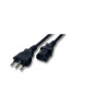 Microconnect PE100418 câble électrique Noir 1,8 m Prise d'alimentation type L Coupleur C13
