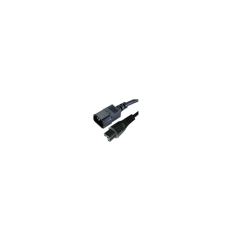 Microconnect PE080618 câble électrique Noir 1,8 m Coupleur C14 Microconnect PE080618 câble électrique Noir 1,8 m Coupleur C14