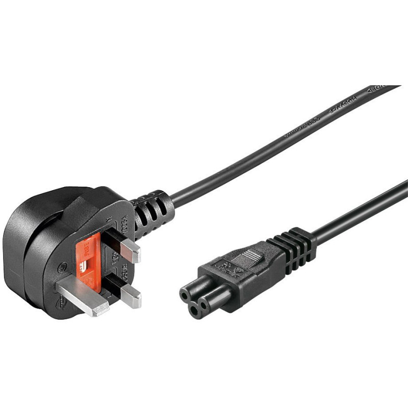 Microconnect PE090810 câble électrique Noir 1 m Coupleur C5 Microconnect PE090810 câble électrique Noir 1 m Coupleur C5