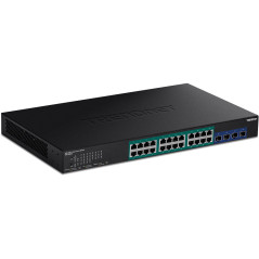 Trendnet TPE-30284 commutateur réseau Géré L2/L4 Gigabit Ethernet (10/100/1000) Connexion Ethernet, supportant l'alimentation