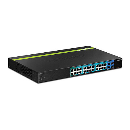 Trendnet TPE-2840WS commutateur réseau Géré Gigabit Ethernet (10/100/1000) Connexion Ethernet, supportant l'alimentation via ce