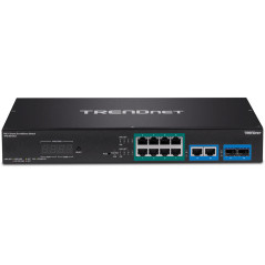 Trendnet TPE-3012LS commutateur réseau Géré Gigabit Ethernet (10/100/1000) Connexion Ethernet, supportant l'alimentation via ce