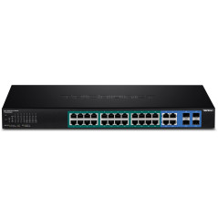 Trendnet TPE-5028WS commutateur réseau Géré Gigabit Ethernet (10/100/1000) Connexion Ethernet, supportant l'alimentation via ce
