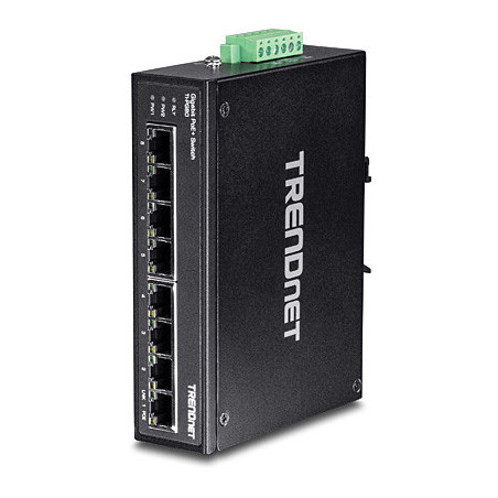 Trendnet TI-PG80 commutateur réseau Non-géré L2 Gigabit Ethernet (10/100/1000) Connexion Ethernet, supportant l'alimentation