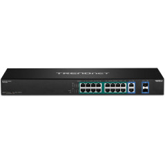 Trendnet TPE-TG182F v1.0R Non-géré Gigabit Ethernet (10/100/1000) Connexion Ethernet, supportant l'alimentation via ce port