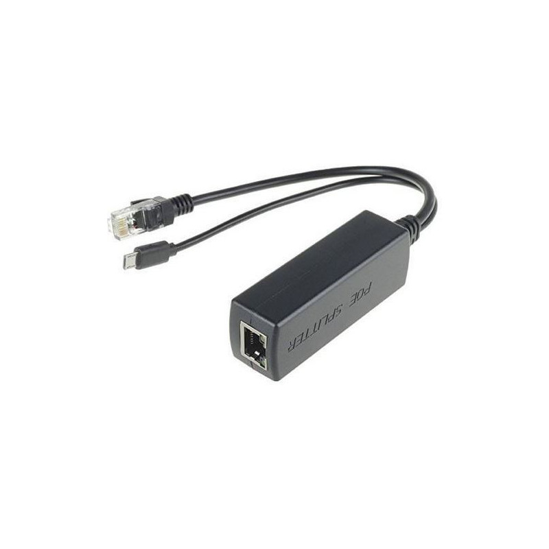 Microconnect MC-POESPLITTER séparateur voix-données Noir Connexion Ethernet, supportant l'alimentation via ce port (PoE) Microconnect MC-POESPLITTER séparateur voix-données Noir Connexion Ethernet, supportant l'alimentation via ce port (PoE)