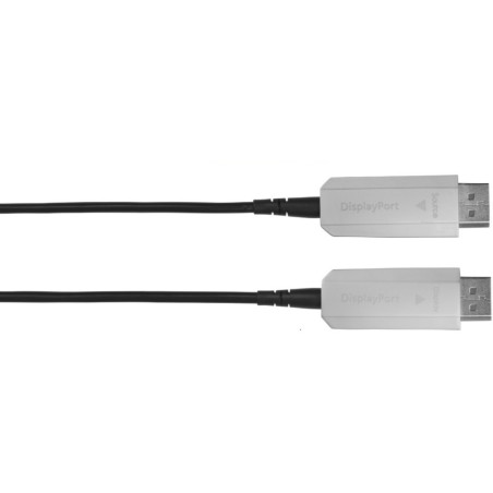 Vivolink PRODPOP15 câble DisplayPort 15 m Noir, Gris