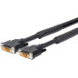Vivolink PRODVIAM15 câble DVI 15 m DVI-D Noir