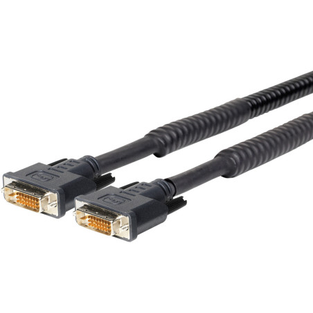 Vivolink PRODVIAM15 câble DVI 15 m DVI-D Noir