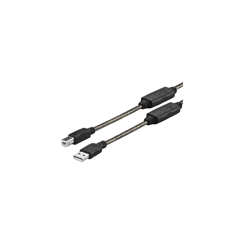 Vivolink PROUSBAB10 câble USB 10 m USB 2.0 USB A USB B Noir