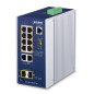 PLANET IGS-4215-8UP2T2S commutateur réseau Géré L2/L4 Gigabit Ethernet (10/100/1000) Connexion Ethernet, supportant PLANET IGS-4215-8UP2T2S commutateur réseau Géré L2/L4 Gigabit Ethernet (10/100/1000) Connexion Ethernet, supportant