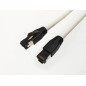 Microconnect MC-SFTP801W câble de réseau Blanc 1 m Cat8.1 S/FTP (S-STP) Microconnect MC-SFTP801W câble de réseau Blanc 1 m Cat8.1 S/FTP (S-STP)