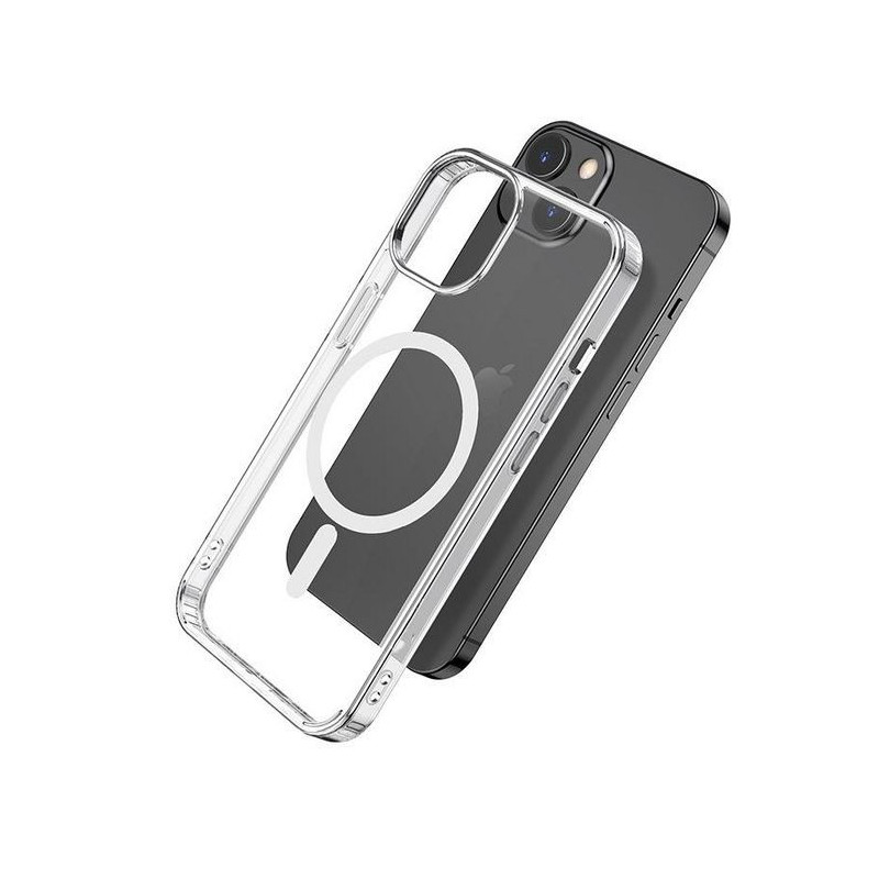 eSTUFF Magnetic Hybrid Clear Case for iPhone 13 Mini coque de protection pour téléphones portables 13,7 cm (5.4") Housse