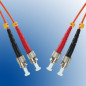 Microconnect FIB112001 câble de fibre optique 1 m ST Orange Microconnect FIB112001 câble de fibre optique 1 m ST Orange