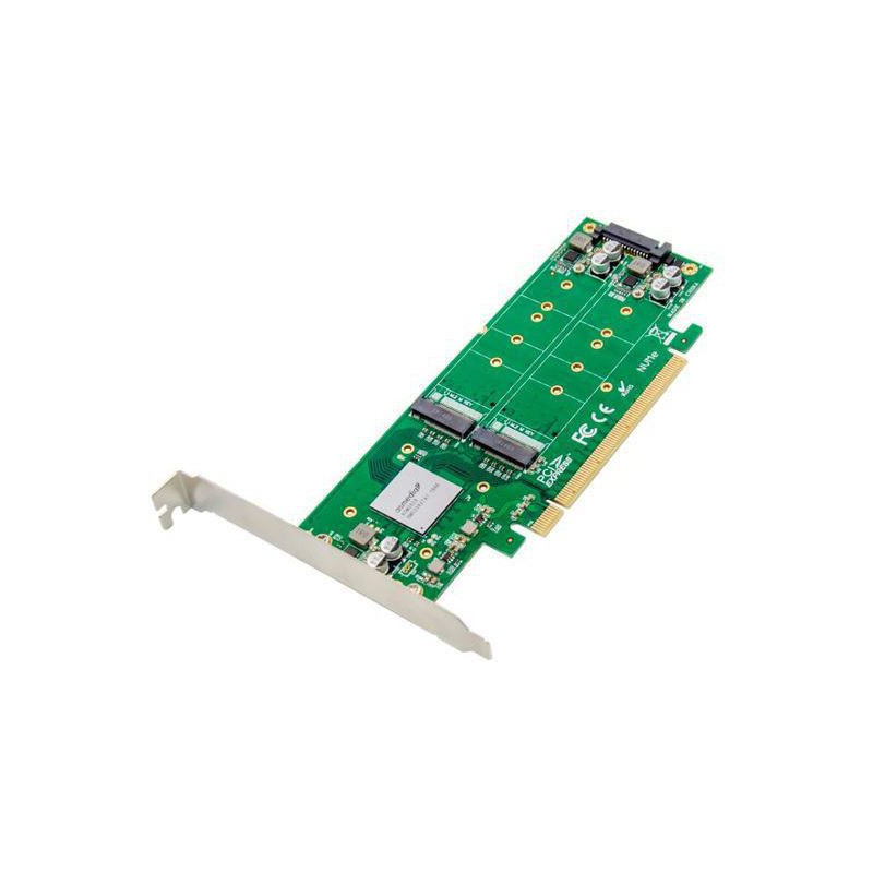 Microconnect MC-PCIE-ASM2824-X4 carte et adaptateur d'interfaces Interne M.2 Microconnect MC-PCIE-ASM2824-X4 carte et adaptateur d'interfaces Interne M.2