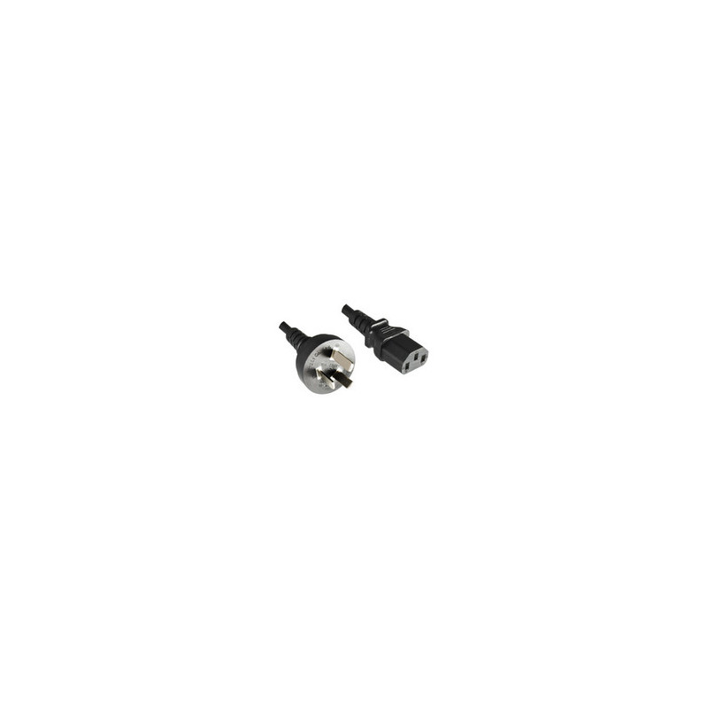 Microconnect PE150418 câble électrique Noir 1,8 m Prise d'alimentation type I Coupleur C13 Microconnect PE150418 câble électrique Noir 1,8 m Prise d'alimentation type I Coupleur C13