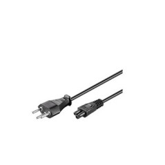 Microconnect PE160818 câble électrique Noir 1,8 m Prise d'alimentation type J Coupleur C5